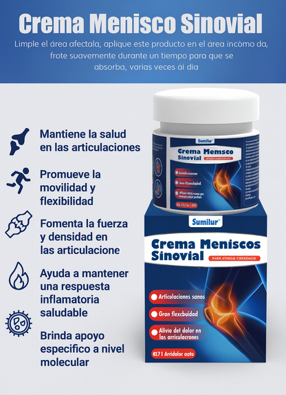 Crema Para El Cuidado De Meniscos