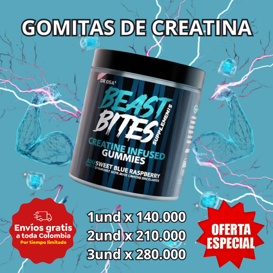 BEASTBITES™ - Gomas de creatina