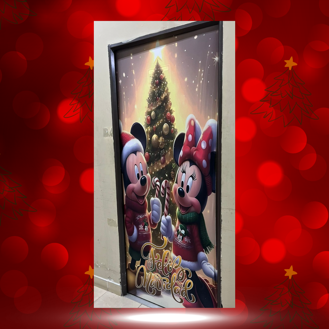 Forro para Puerta - Navidad