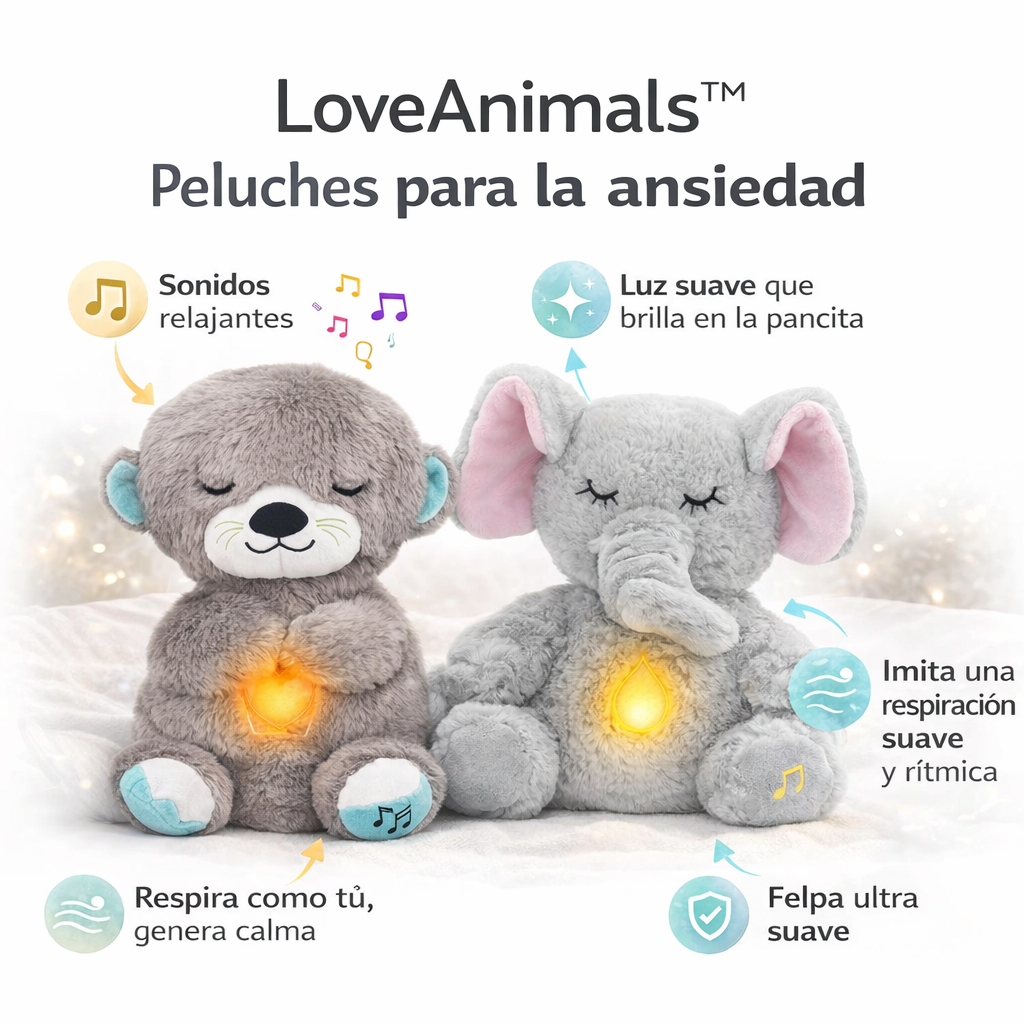 LoveAnimals™ - Peluches para aliviar la ansiedad