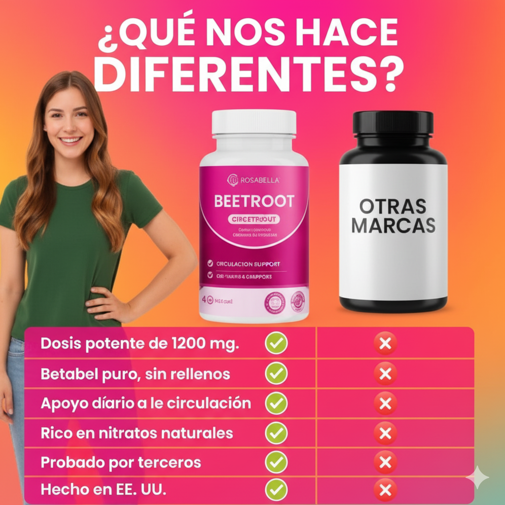 BEETROOT™ - Cápsulas de Raíz de Remolacha